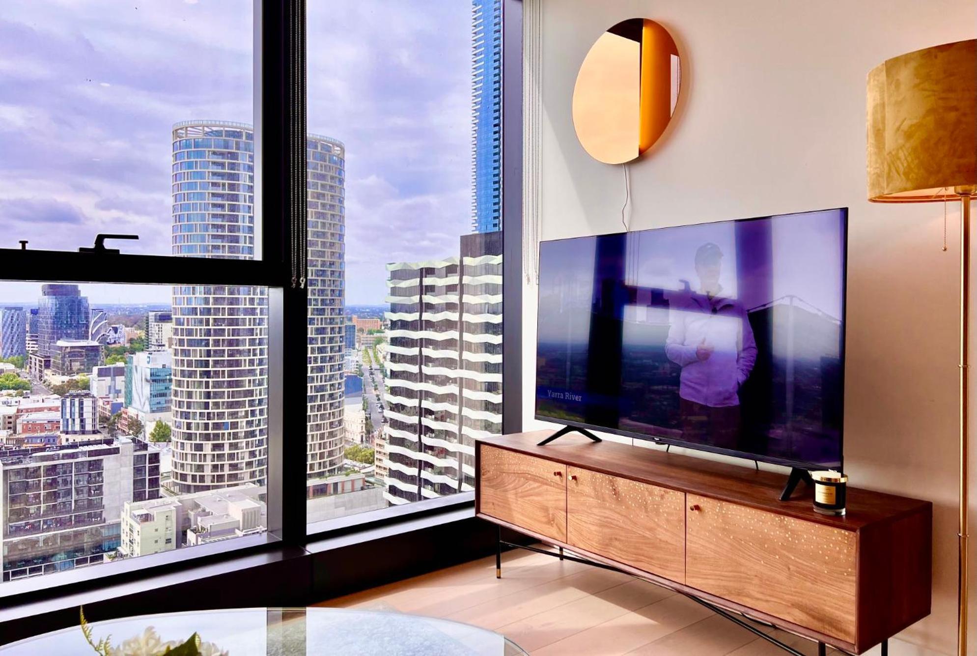 Highrise View 1King1Queen 2Baths Melbourne City Exterior foto