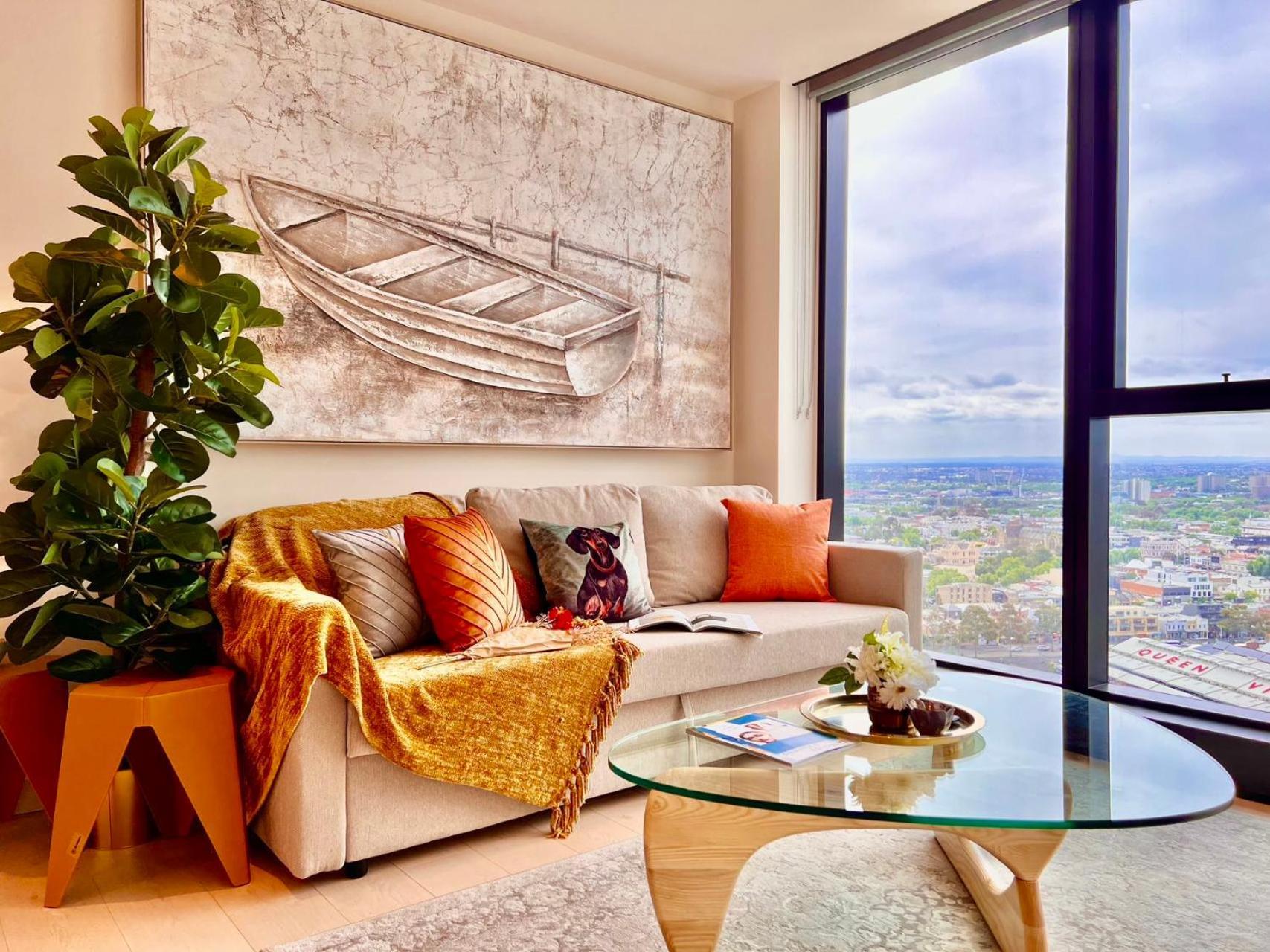 Highrise View 1King1Queen 2Baths Melbourne City Exterior foto